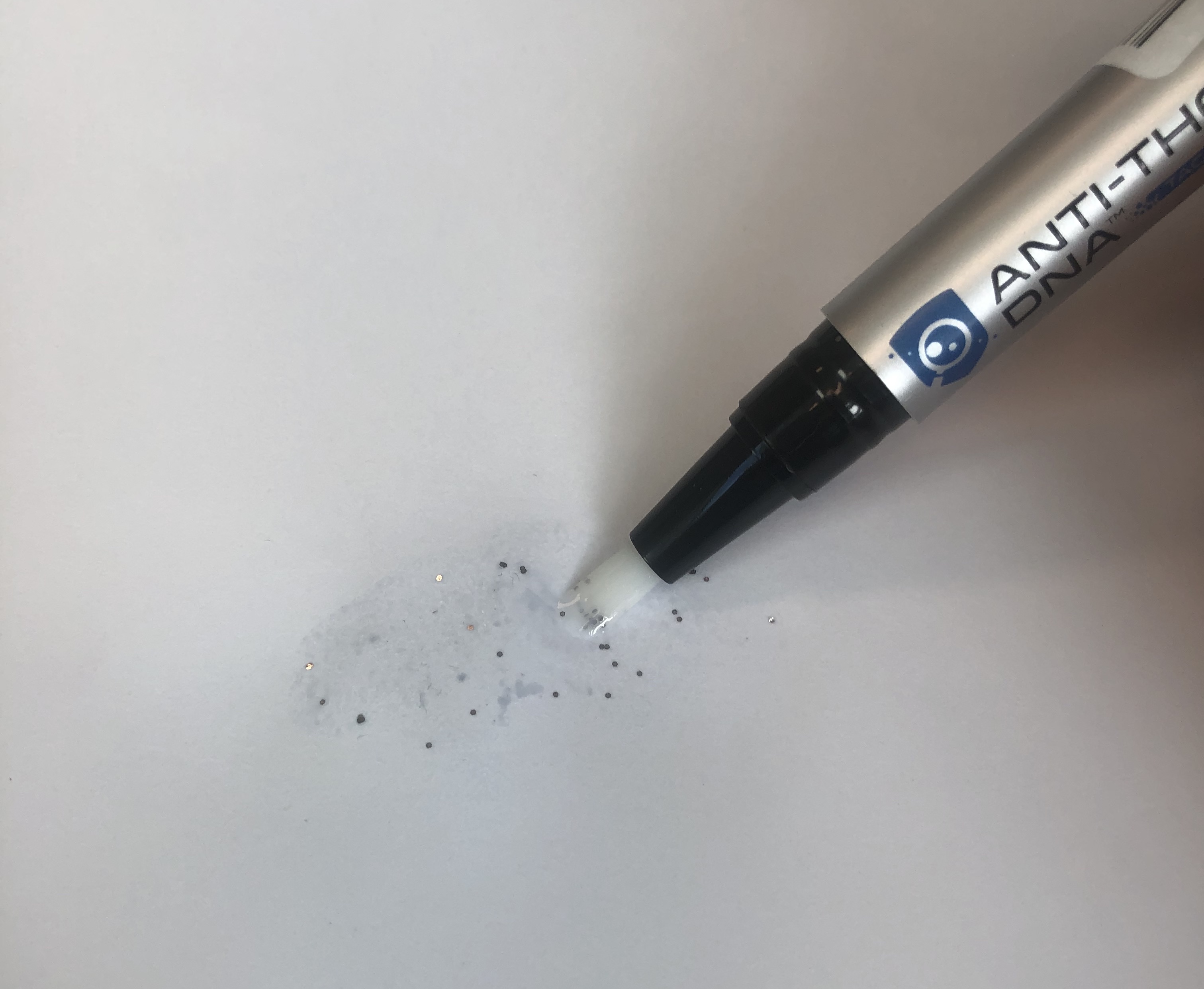 Wand applicator in use